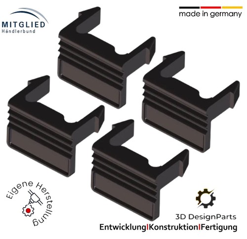 Kennzeichen halter clips - 4x,